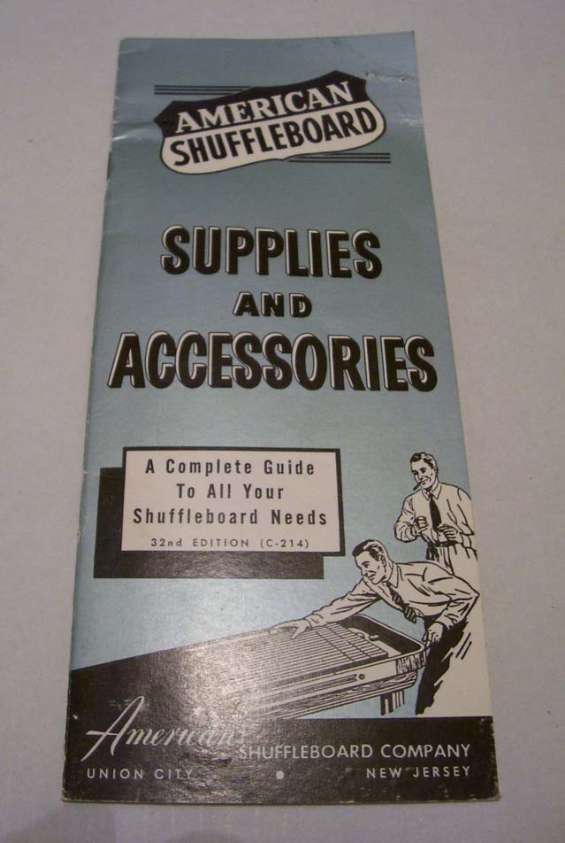 American shuffleboard brochure
